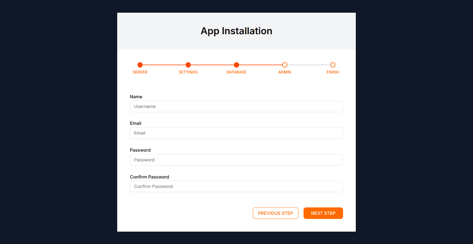 Database Configuration